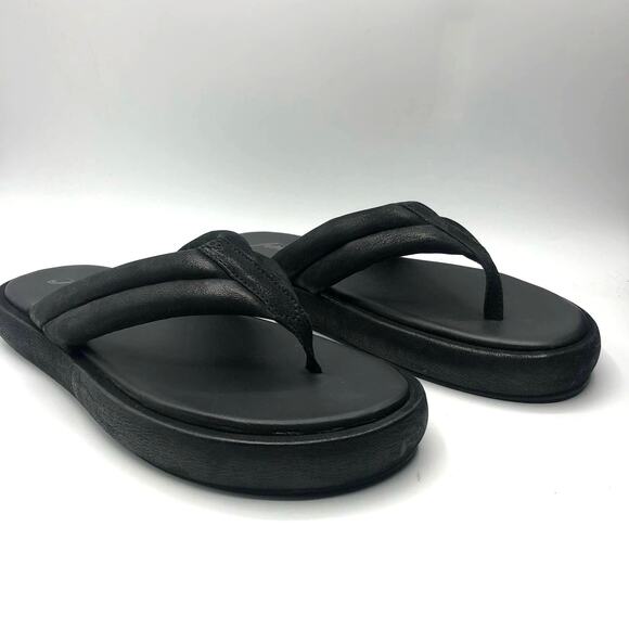 Free People Womens Wonderland Chunky Flip Flop Black Size EU 39 / US 9 - Picture 3 of 9